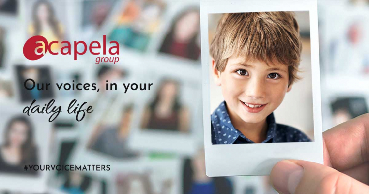 Acapela digital children voices
